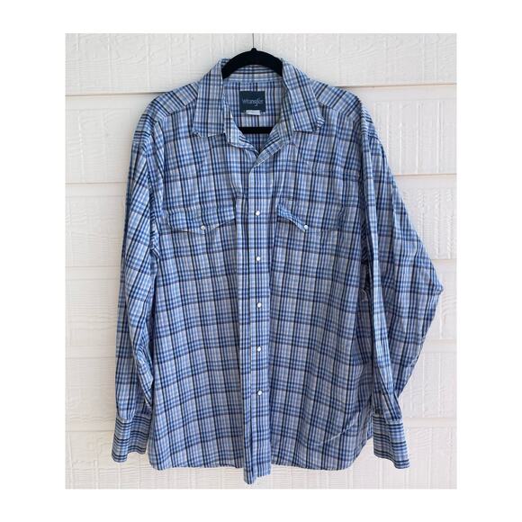Wrangler Other - VTG Wrangler 1990's pearl snap western shirt 2X